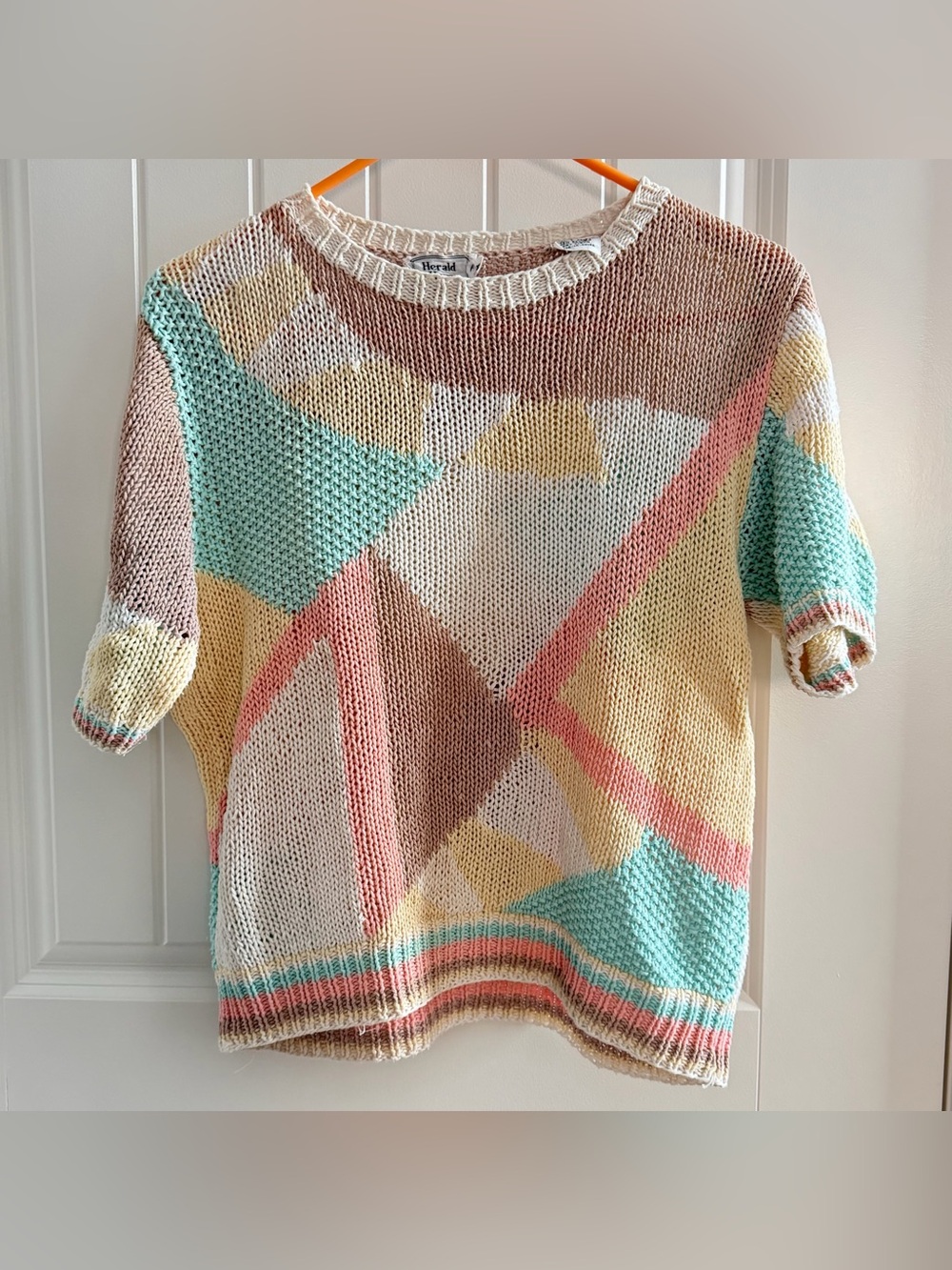 Herald House hand knit cotton short sleeve